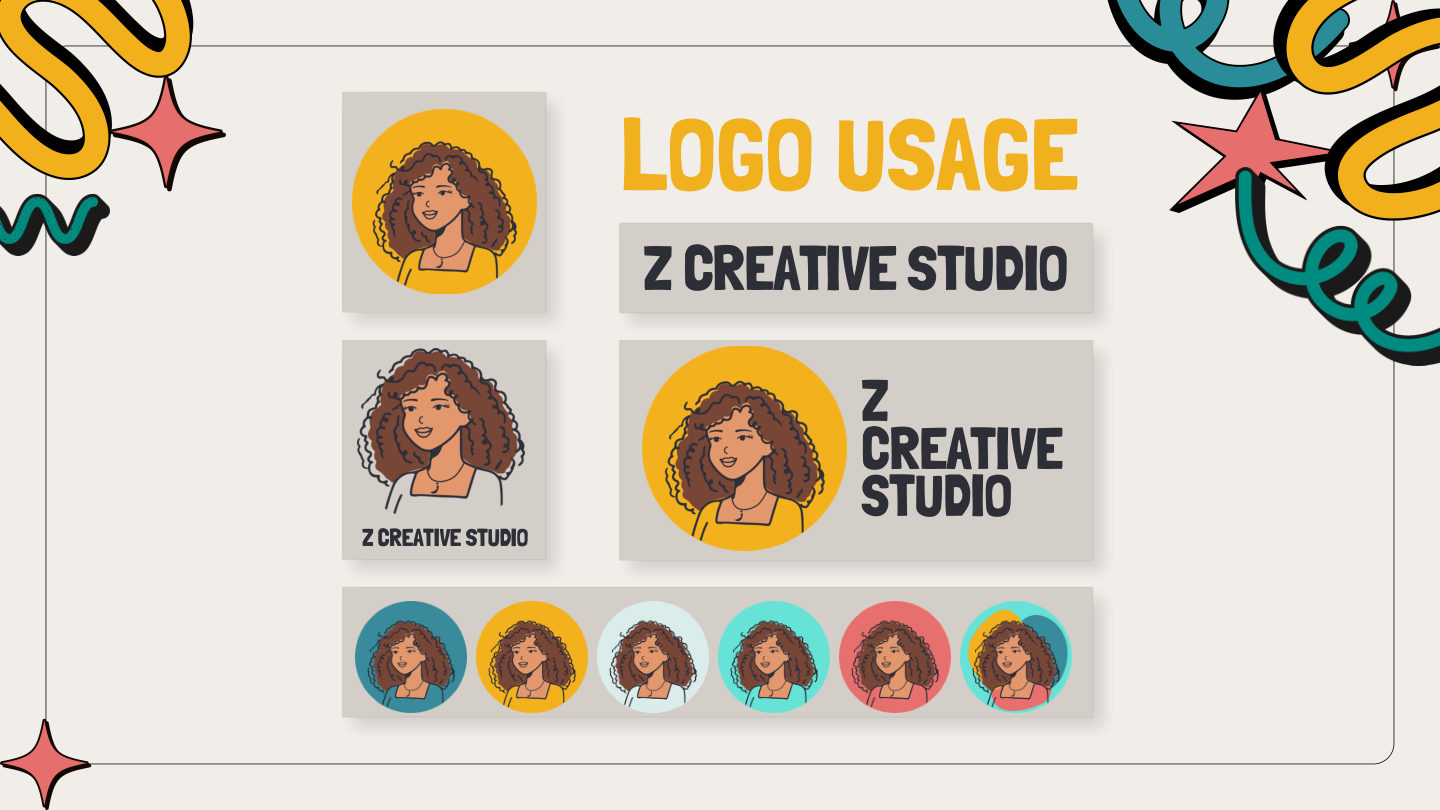 Z Creative Studio brand book — page 4