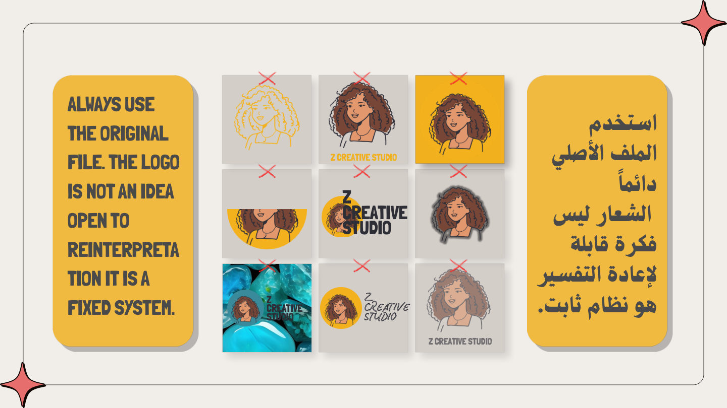 Z Creative Studio brand book — page 7
